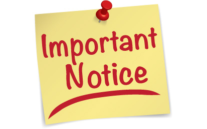 IMPORTANT NOTICE