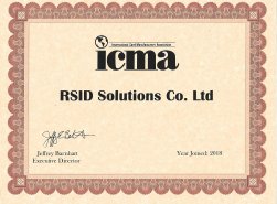 RSID Solutions has been recently approved and joint in ICMA in Novenmber